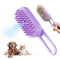 New 3-in-1 Cat Steam Brush With Enhanced Spray, Long Comb Steamy Brush for Shedding, Hair Remover, Cloud Care Water Brush for Long & Short Hair In...