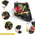 Black Polka Dot Flower Wrapping Paper, Floral Bouquet Wrapping Paper 20 Sheet, Waterproof Korean Bouquet Wrapping Paper, Korean Flores Florist Sup...