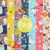 Fat Quarters Fabric Bundles, 7 Pcs 100% Cotton 20” x 20” (50cmx50cm) Precut Quilting Fabric Squares Sheets for DIY Patchwork Sewing Quilting Craft...