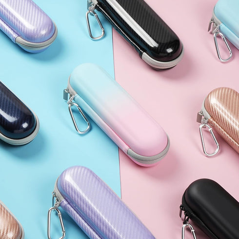 Yinke Toothbrush Travel Case with 2 Toothbrush Head Cover Caps for Oral-B/Oral-B Pro/Philips Sonicare Electric Toothbrush, Keeps Toothbrush Fresh ...