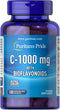 Puritan's Pride Vitamin C with Bioflavonoids for Immune System Support & Skin Health Capsules...