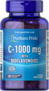 Puritan's Pride Vitamin C with Bioflavonoids for Immune System Support & Skin Health Capsules...