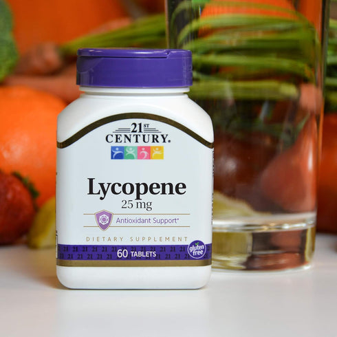 21st Century Lycopene 25 mg Tablets, 60 Count (22400)...