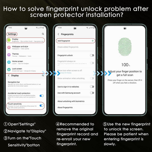 3+2 Pack Privacy Screen Protector And Camera Lens Protection for Galaxy S23 Plus 5G, Anti-Spy 9H Hardness Support Fingerprint Unlock Tempered Glas...