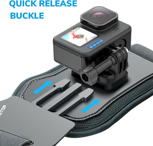 Sametop Phone Chest Mount Harness Holder Mobile Phone Strap Clip Compatible with iPhone Samsung GoPro 12/11/10/9/8 DJI Osmo and Most Cell Phones A...