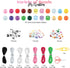 Dowsabel Friendship Bracelet Kit, 24 Colors Bracelet Making Kit Pony Beads for Jewelry Making, Letter Beads Heart Beads for Bracelet Making, Ideal...