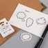 90 Pcs Thought Cloud Sticker Notes Talking Bubble Shaped Sticky Notes Dialog Box Paper Stickers Blank Sticker Labels Assorted Shape Paper Stickers...