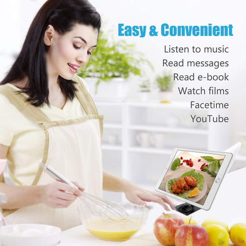 WixGear Cell Magnetic Phone Stand, Premium Phone Holder for iPhones, Android Smartphones & Mini Tablets –Sturdy Metal Phone Stand for Desk with Sm...