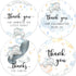 80 Elephant Baby Shower Thank You Stickers, Elephant Themed Baby Shower Favor Label Stickers(2 Inch)...