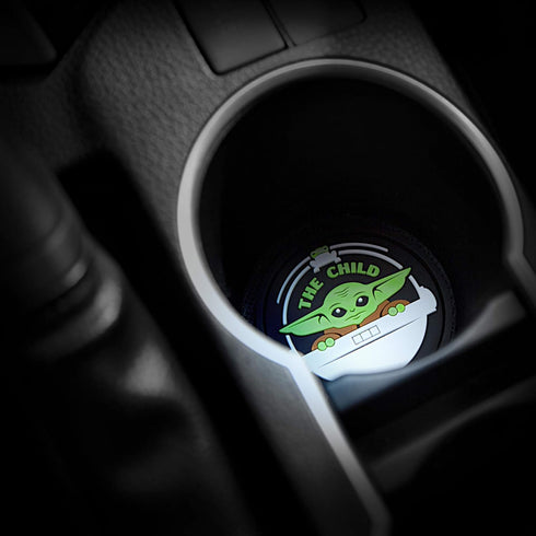 Plasticolor 001970R01 Star Wars Mandalorian Baby Yoda The Child Auto Coasters Set of 2...