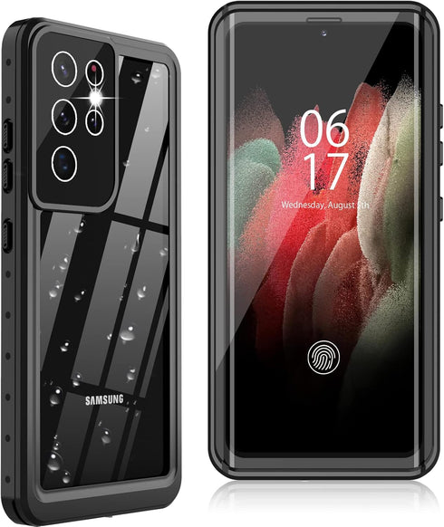 Oterkin for Samsung Galaxy S21 Ultra Case,S21 Ultra Waterproof Case with Built-in Screen Protector Dustproof Shockproof 360 Full Body Underwater C...