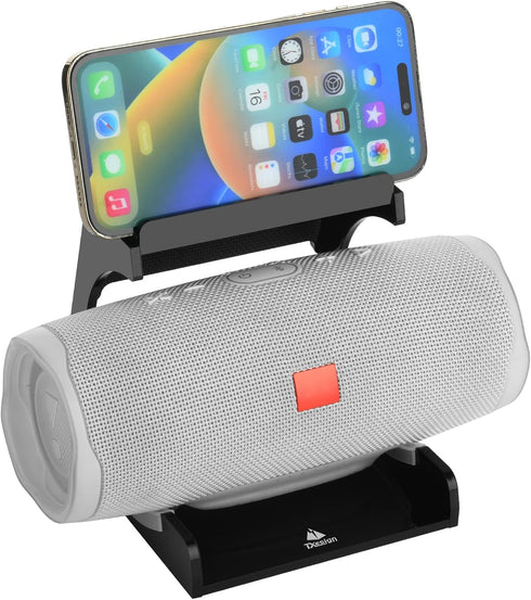 TXEsign Acrylic Table Stand Speaker Holder for JBL Charge 3/JBL Charge 4/JBL Charge 5/iPhone Smartphone, Clear Desktop Stand Holder for JBL Blueto...