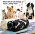 3 Pack Dog Blankets for Large Medium Small Dogs, Super Soft Warm Fluffy Flannel Pet Blanket for Puppy, Black, Grey, and White Cat Blanket, 23 * 16...