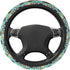 Steering Wheel Cover for Women Men Colorful Cats Kitten Kitty Green Neoprene Steering Wheel Protector Universal Fit Most Car Sedans SUVs - 15 Inch...