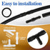 Car Windshield Washer Hose-Hose Kit for Car with 4m Hose 12 Connectors, Wiper Hose,Rubber Hose Connectors Suitable for Most Car Windshield Washers...