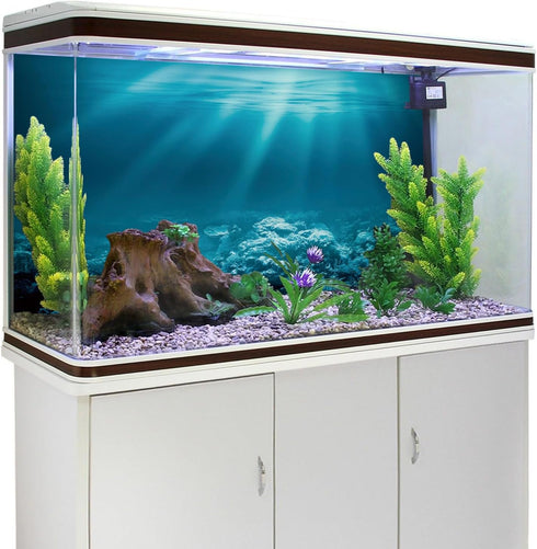 AWERT 36x18 inches Undersea Theme Aquarium Background Sunshine Underwater World Fish Tank Background Vinyl...
