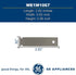 GE WE1M1067 Genuine OEM Drum Slide/Glide/Pad for GE Dryers,Silver