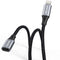 AGVEE 6.6ft Lightning Extension Cable, Braided Female to Male Extender Full Function Cord Compatible with iPhone iPad, Data Sync Video Audio & Cha...