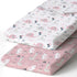 BROLEX Changing Pad Covers for Baby: Boy Girls Ultra Stretchy Soft 2 Pack Elephant Rabbit...