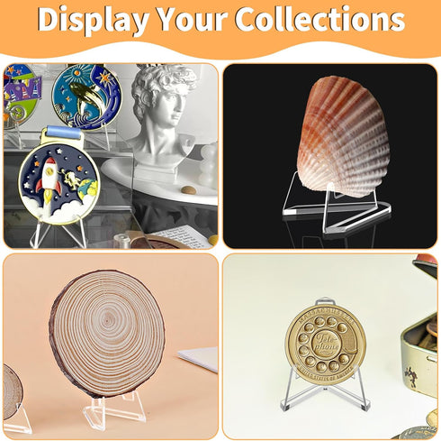 Card Display Stand, 30 Pack Clear Card Stands, Arcylic Card Display, Mini Card Stands for Sports Cards, Sports Card Holder, Graded Card Display (2...