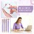9 Pcs Ballpoint Pens Set Metal Crystal Diamond Pen Glitter Pen for Journaling Black Ink Pretty Cute Pens Fancy Pens Gifts for Women Girls Christma...