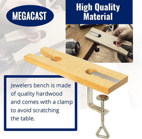 V-Slot C-Clamp Bench Pin Clamp Mount On Table Workbench Jewelers Tool...