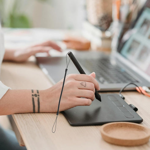 8pcs Elastic Coil Lanyard for Touch Pens, Retractable Tether Anti-lose Spring Pen Leash Stylus Lanyard Cord for Tether Drawing Pen to Tablet Touch...