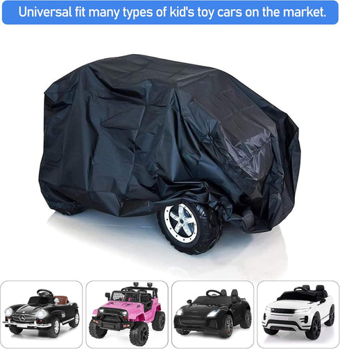 tonhui Kids Ride-On Toy Car Cover, Outdoor Wrapper Resistant Protection for Electric Battery Powered Children Wheels Toy Vehicles - Universal Fit,...