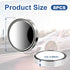 8Pcs Blind Spot Mirrors for Car 1.97’’ Round HD Convex Mirror Angle Adjustable HD Glass Round Side Rear View Convex 360° Wide Angle Side View Mirr...