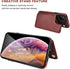 for iPhone 11 Pro Wallet Case with Card Holder,OT ONETOP PU Leather Kickstand Card Slots Case,Double Magnetic Clasp and Durable Shockproof Cover f...