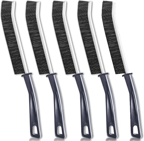 5PCS Hard Bristle Crevice Cleaning Brush, Crevice Cleaning Tool, Multifunctional Gap Cleaning Brush, Grout Lines Cleaning Brush, Thin Cleaning Bru...
