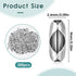 200Pcs Ball Chain Connector Clasps Fits 2.4mm Beaded Ball Chain, Roller Blind Ball Chain Cord Connector Clips Jewelry Making Accessories Clips for...