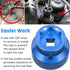 Fuel Filter/Oil Filter Socket 24mm / 36mm Reversible Fuel Filter Cap Remover and Installer Assistant for 2003-2010 6.0L / 6.4L Ford Powerstroke Di...