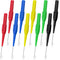 OIIKI 10 PCS 0.7mm Test Probe Pins, Non-Destructive Insulation Piercing Needle Testers, Stainless Steel Multimeter Probes for Banana Socket Plug, ...
