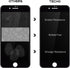 TECHO Privacy Screen Protector for iPhone 8 Plus 7 Plus, Anti Spy 9H Tempered Glass, Edge to Edge Full Cover Screen Protector Film [Anti-Fingerpri...