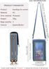 PORT&LOTUS Small Crossbody Handbags for Women PU Leather Cell Phone Purse Women's Handbags Shoulder Anti Theft Bags...