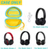 COMECASE Travel Hard Carrying Case Compatible with Beats Solo 4/ for Beats Studio Pro/for Beats Solo3/ for Beats Studio3/ for Beats Solo2/ for Bea...