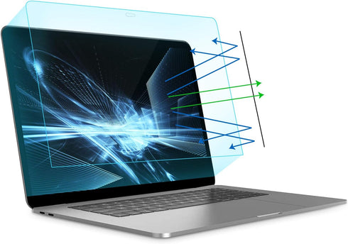MOSISO 2 Pack 13 inch Laptop Screen Protector, Matte Blue Light Blocking Anti-UV Eye Protection Screen Filter Film Compatible with MacBook Air 13 ...
