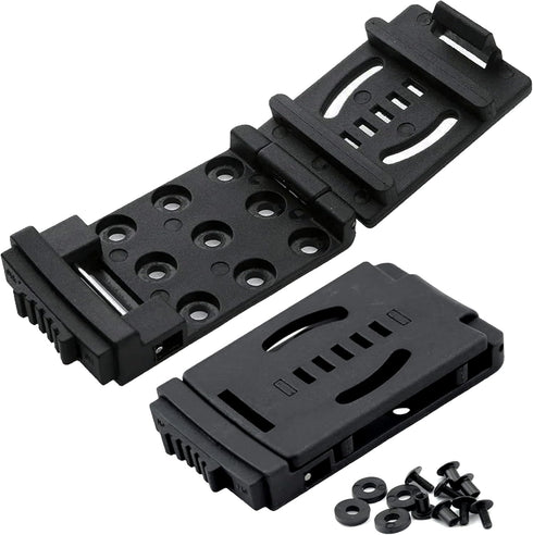 Combat-Loops, Holster Belt Clip Outdoor Loops with Mounting Holster Hardware or Mag Pouches Sheath Tools, Heavy Metal Belt Clips for Holsters...