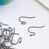 100 Pairs Gun Black Color Earwires Ball Dot French Earring Hooks/Dangle Earring Findings Jewelry Making DIY (EH-1006-G1)...