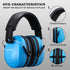 Hearing Protection Ear Muffs,NRR 28db Noise Cancelling for Shooting, Mowing, Construction,Blue...