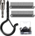 50 PCS Q-Hanger Screw Hooks with Safety Buckle Design Christmas Lights Hanger Hooks Outdoor Wire Fairy Lights and String Lights, Easy to Release, ...