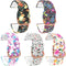 5 Pack Patterned Watch Bands Intended for KALINCO/MILOUZ/TOOBUR/A-TGTGA/Amzhero/Gydom IDW19 1.8'' Smart Watch Bands Replacement Wrist Strap Wristb...