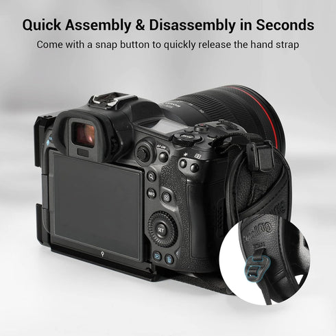 SMALLRIG Camera Cage Wrist Strap, Hand Strap with Quick Adjustable and Detachable Design Secure Grip for Camera Cage Camera Handle and L Bracket -...