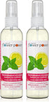 Air Freshener Spray | Peppermint & Lemon | 4 Fl Oz | Pack of 2 | Scented w/Pure Essential Oils | Plant-Based Odor Eliminator | Room, Linen, or Car...