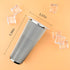 Cold Brew Coffee Maker Filter For 32oz/1Quart Wide Mouth Mason Jars 304 Stainless Steel Mesh Filter with Silicone Seals to Make Iced Coffee & Sun ...