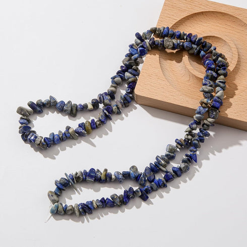 Natural Chip Stone Beads About 200pcs Blue Stones 5-8mm Irregular Gemstone Healing Crystal Loose Rocks for Bracelet Necklace Earrings Jewelry Maki...