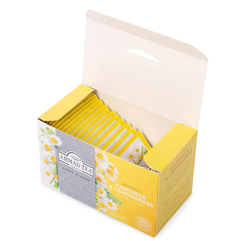 Ahmad Tea Camomile & Lemongrass Infusion, 20 Count (Pack of 6)...