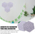MAGICLULU 12 Pcs Felt Backdrop Wall Sticker White Pegboard Pink Frame Office Bulletin Board Notice Boards for Office Bulletin Board Paper Black Bu...