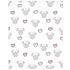 Disney Minnie Mouse Hearts Girl Standard 2-Pack Fitted Crib Mattress Sheets...